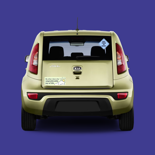 Best Friend on Board bumper sticker